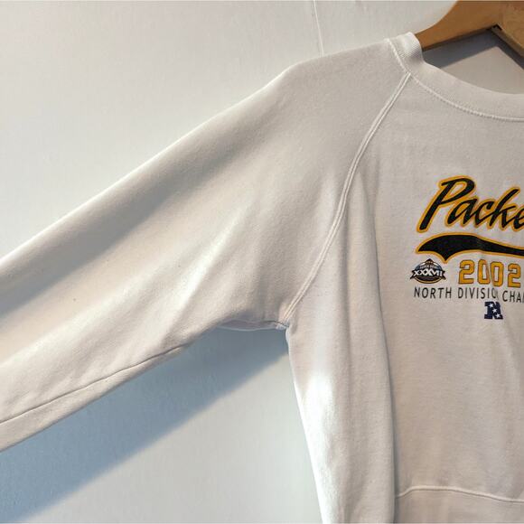 Green Bay Packers Vintage White Crewneck Sweatshirt Size M Womens - Picture 4 of 5
